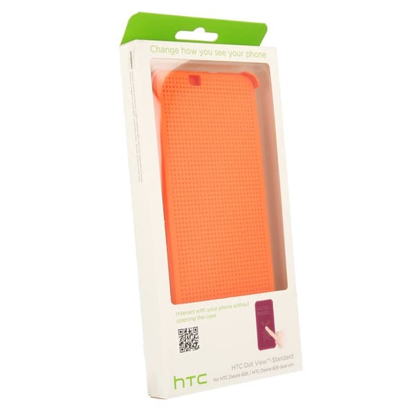 Калъф за HTC Desire 826 Dot View Case HC M170 Orange