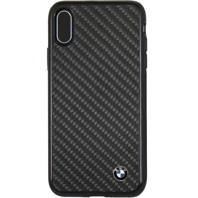 Калъф BMW Signature Carbon Fiber Case iPhone XS Black