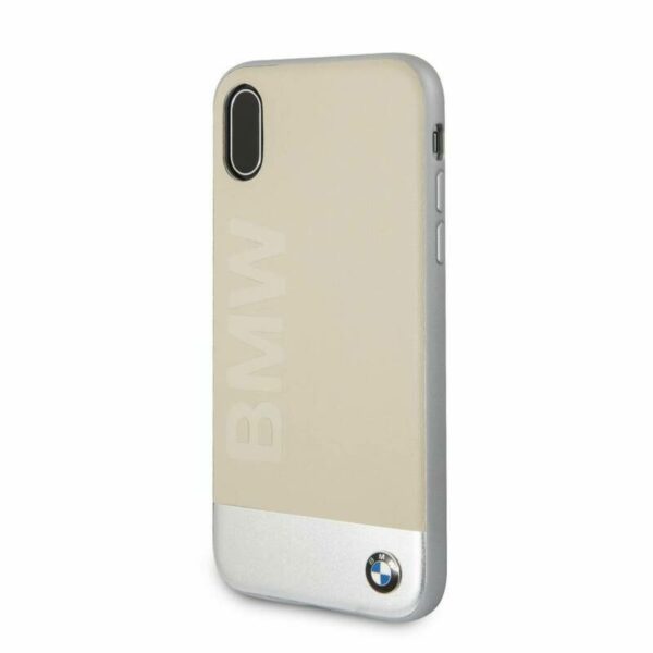 Калъф BMW Leather Hard Case iPhone X Beige