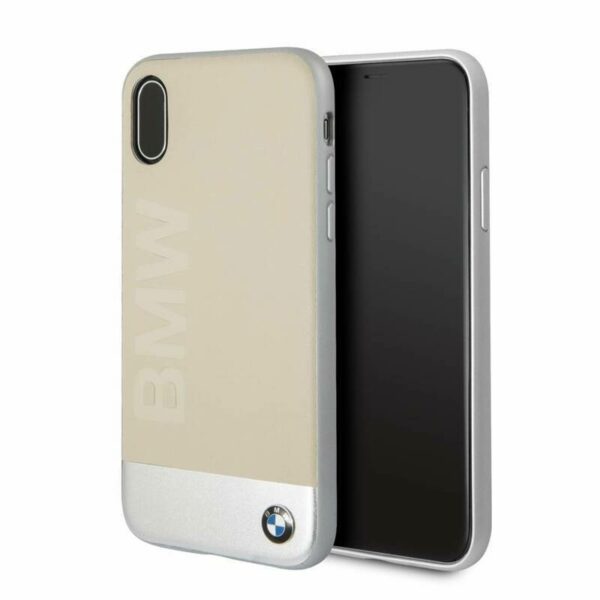 Калъф BMW Leather Hard Case iPhone XS Beige