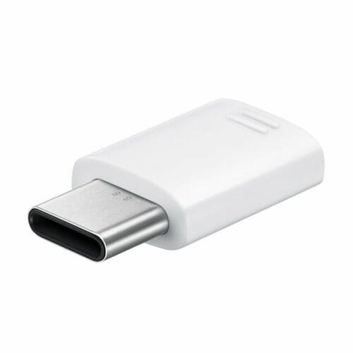 Адаптер Samsung Micro USB to USB-C GN930BW White