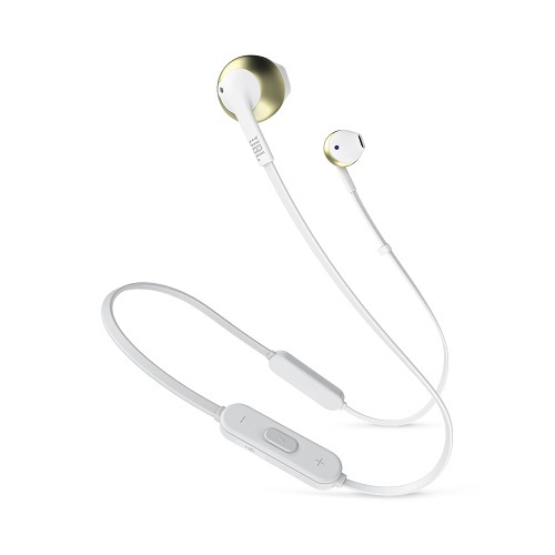 Bluetooth слушалки JBL T205BT Gold