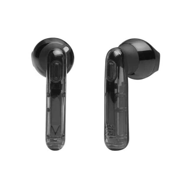 Безжични слушалки JBL T225TWS Ghost Edition Black