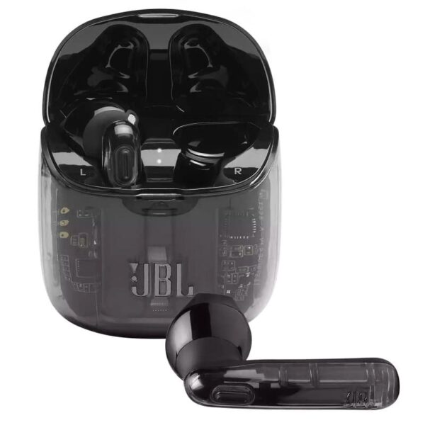Безжични слушалки JBL T225TWS Ghost Edition Black