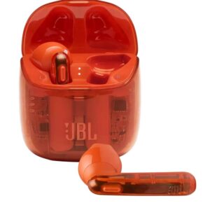 Безжични слушалки JBL T225TWS Ghost Edition Orange
