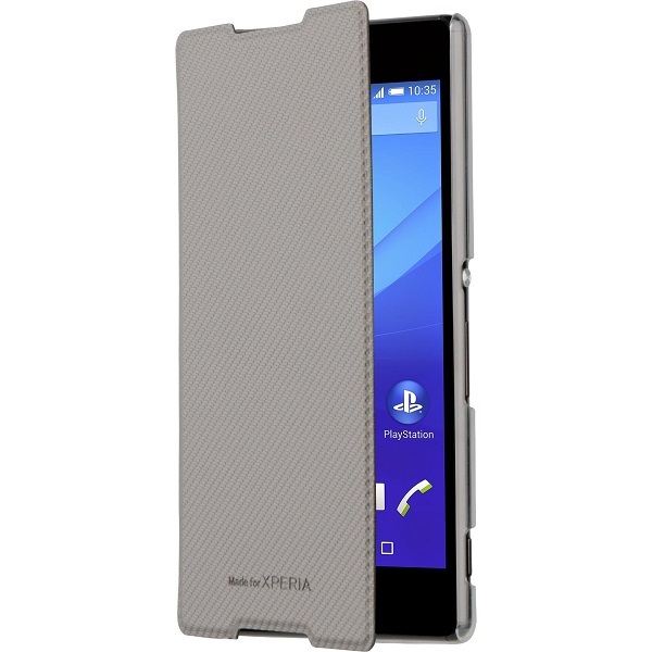 Калъф Roxfit Book Case Sony Z5 Silver