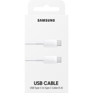 Кабел Samsung 5A USB-C / USB-C Cable DN975BW White