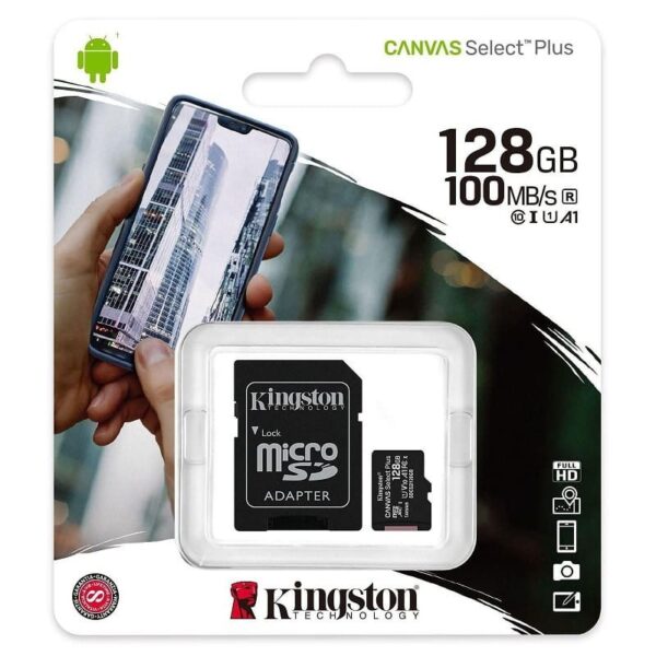 Карта памет Kingston Canvas Select+ Micro SD 128GB