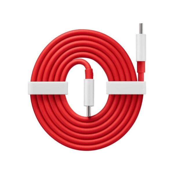Кабел OnePlus Warp Charge Type-C / Type-C 100 cm Red