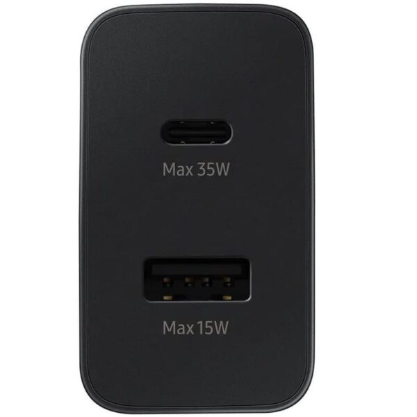 Зарядно Samsung 35W Dual USB Charger Type-C + Type-A TA220NB Black