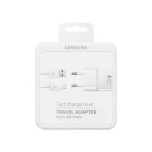 Зарядно Samsung 15W Charger + Micro USB Cable TA20EW White