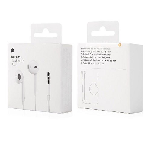Слушалки Apple EarPods 3.5 mm MNHF2ZM/A