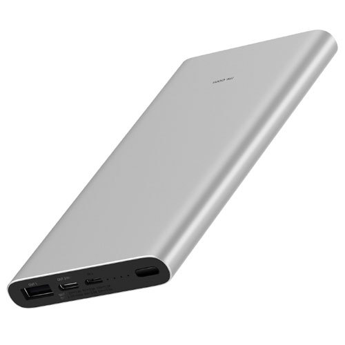 Външна батерия Xiaomi Mi Power Bank 3 Fast Charge 18W 10000 mAh Silver