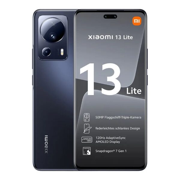 Xiaomi 13 Lite 5G 128GB / 8GB Black