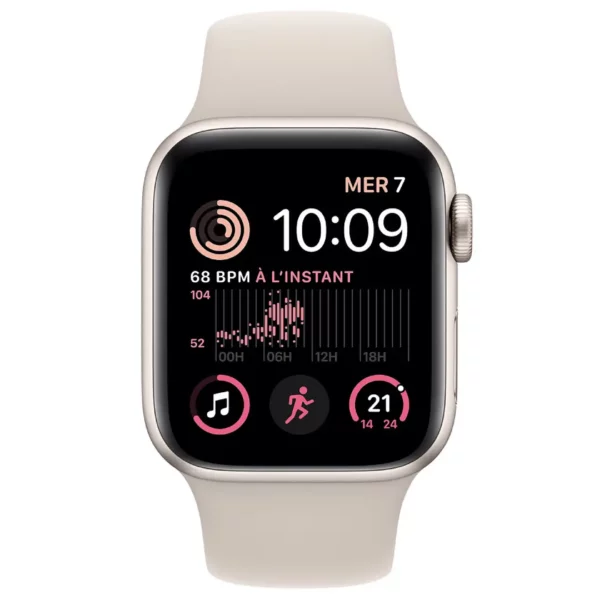 Apple Watch SE (2022) GPS 44mm Starlight Aluminium