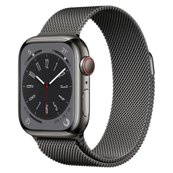 Apple Watch Series 8 Cellular 41mm Graphite Stainless Steel Milanese