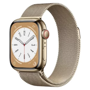 Apple Watch Series 8 Cellular 45mm Gold Stainless Steel Milanese
